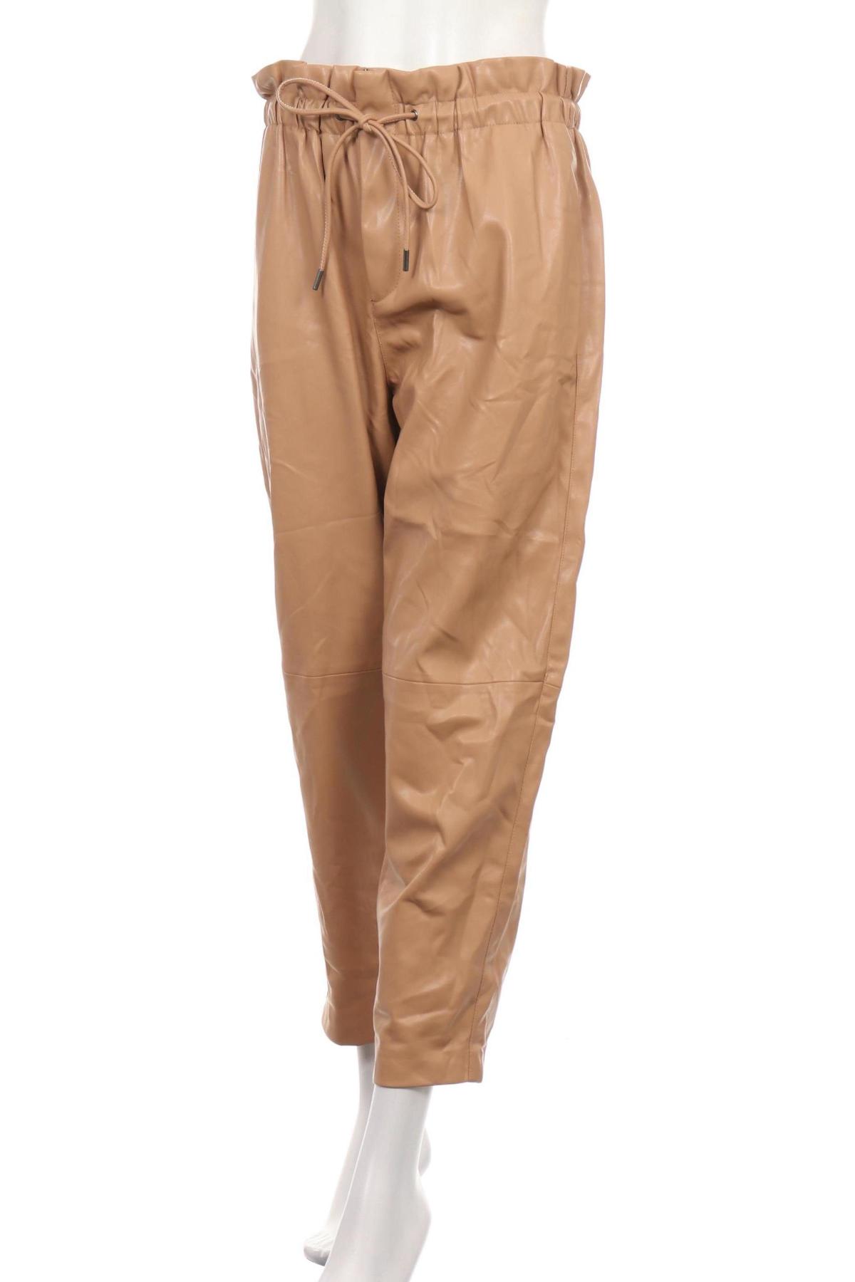 Кожен панталон MANGO1