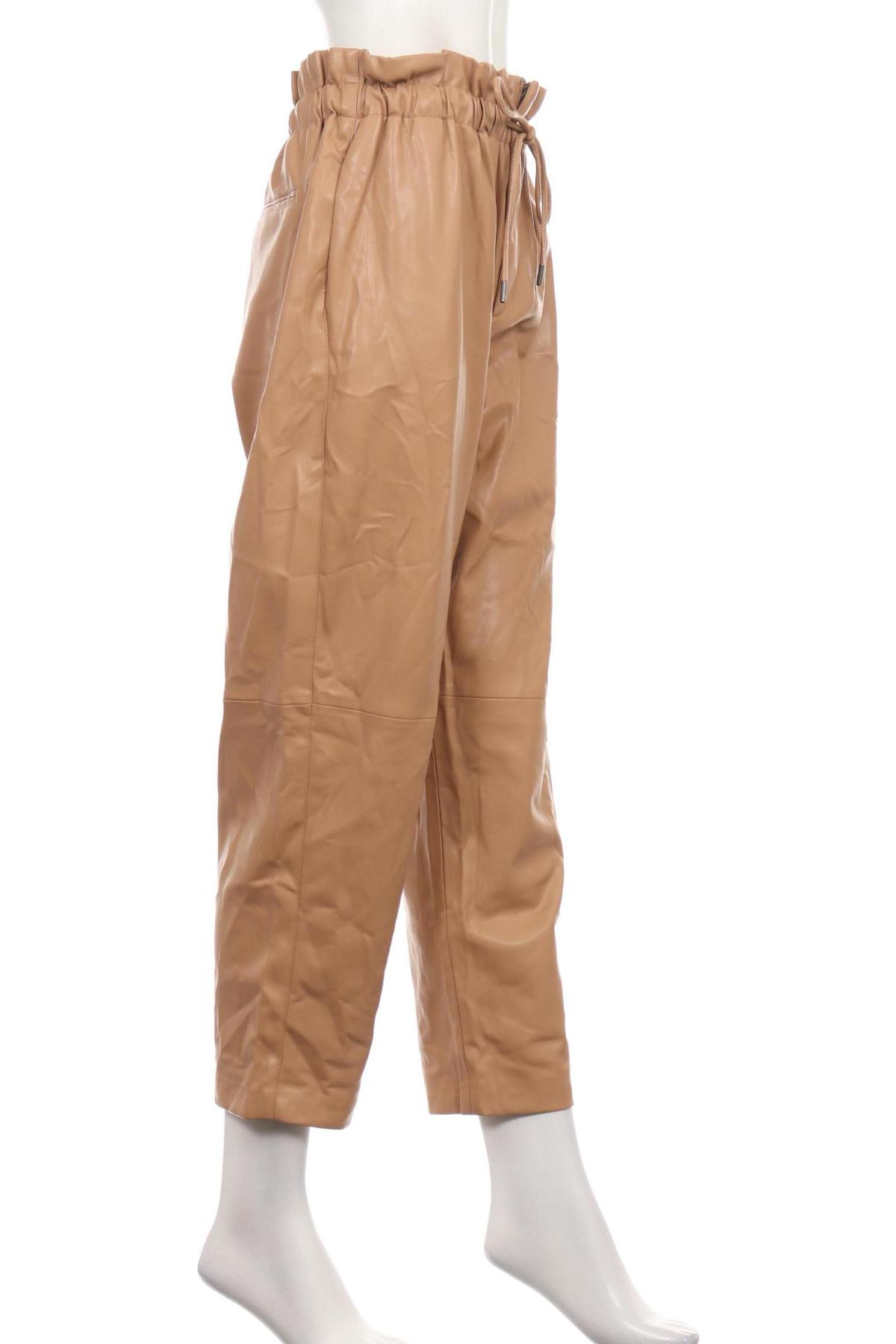 Кожен панталон MANGO3