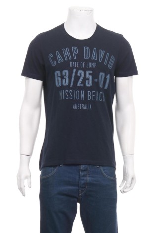 Tricou cu imprimeu CAMP DAVID