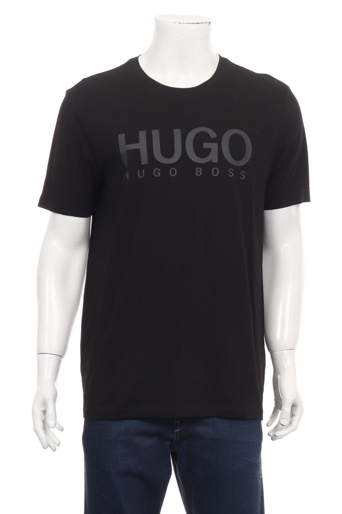 Тениска с щампа HUGO BOSS1