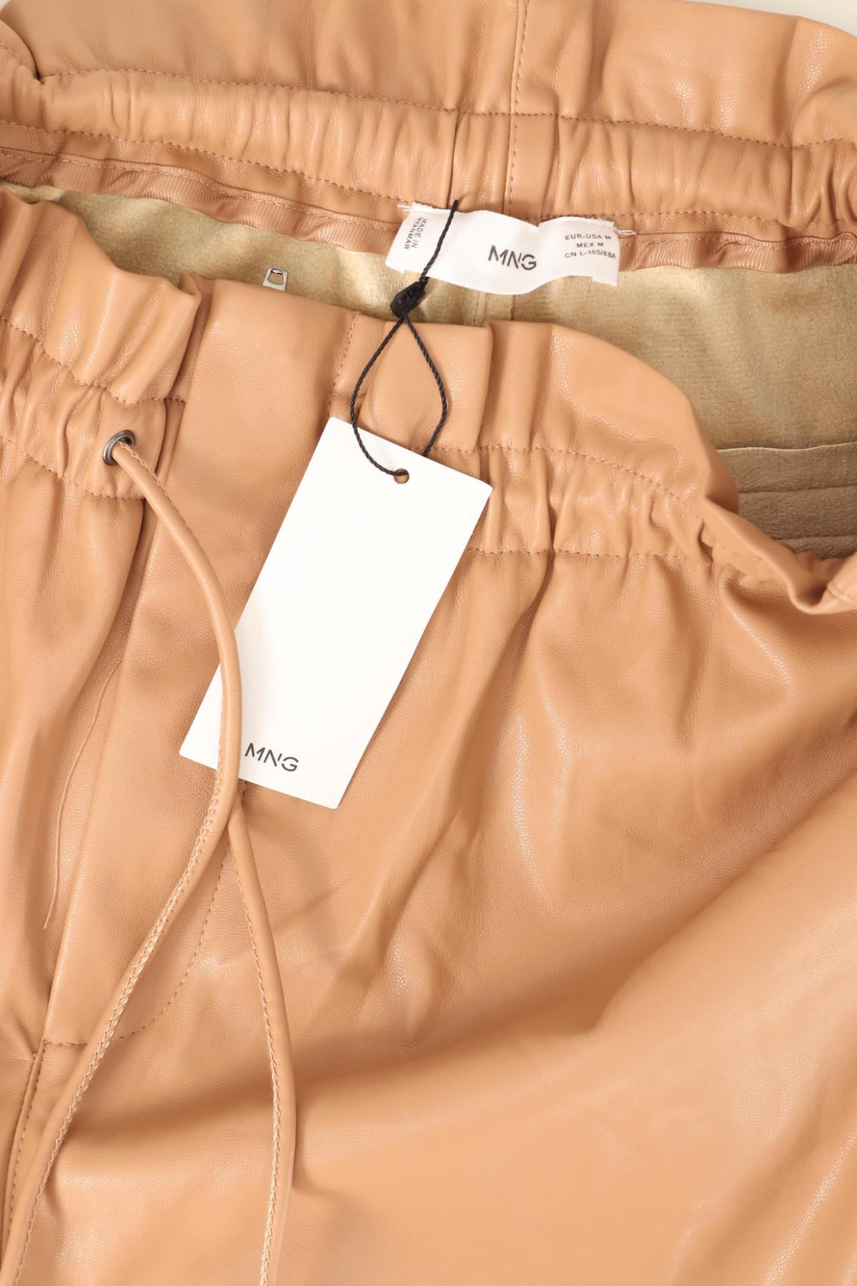 Кожен панталон MANGO4