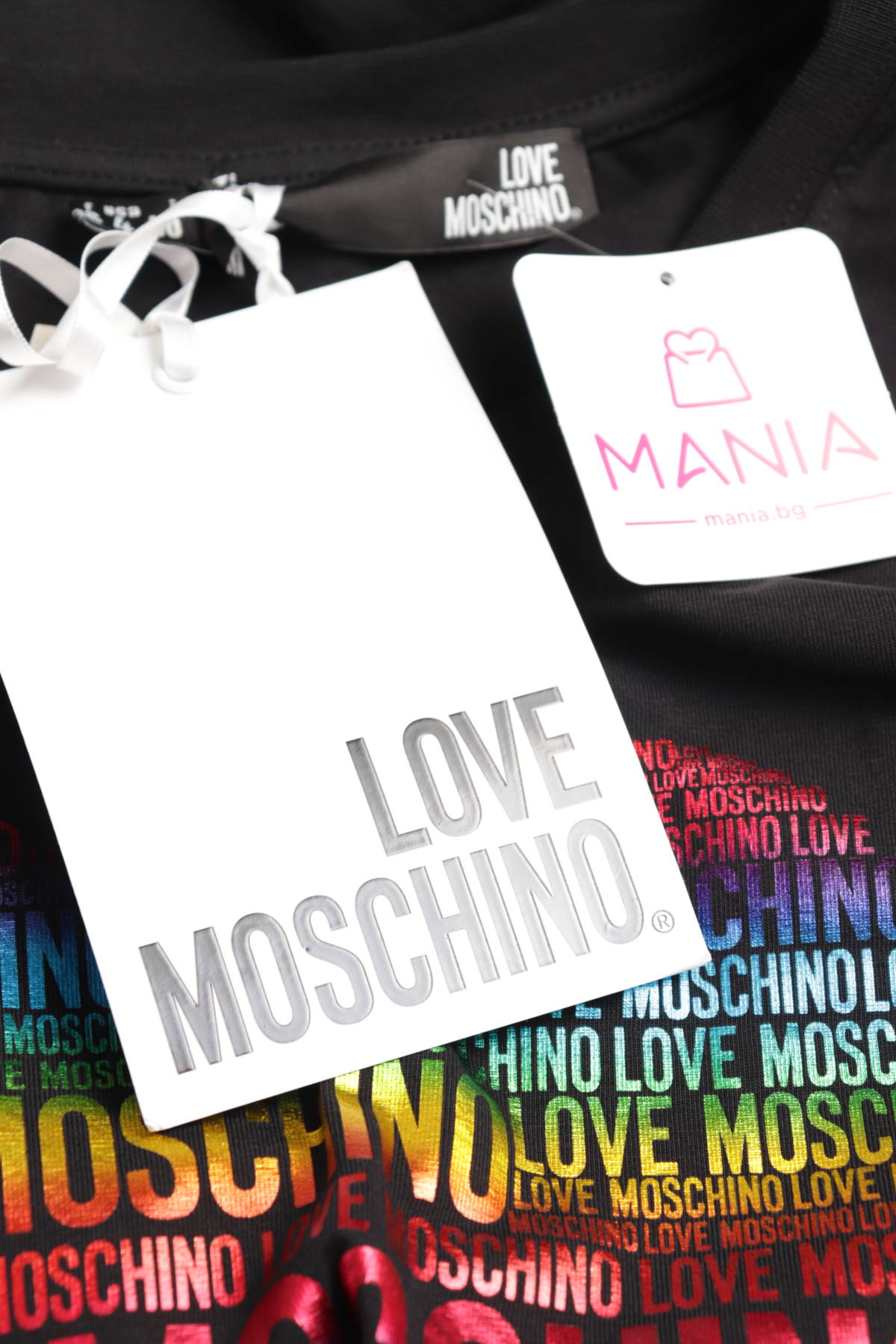Тениска с щампа LOVE MOSCHINO3