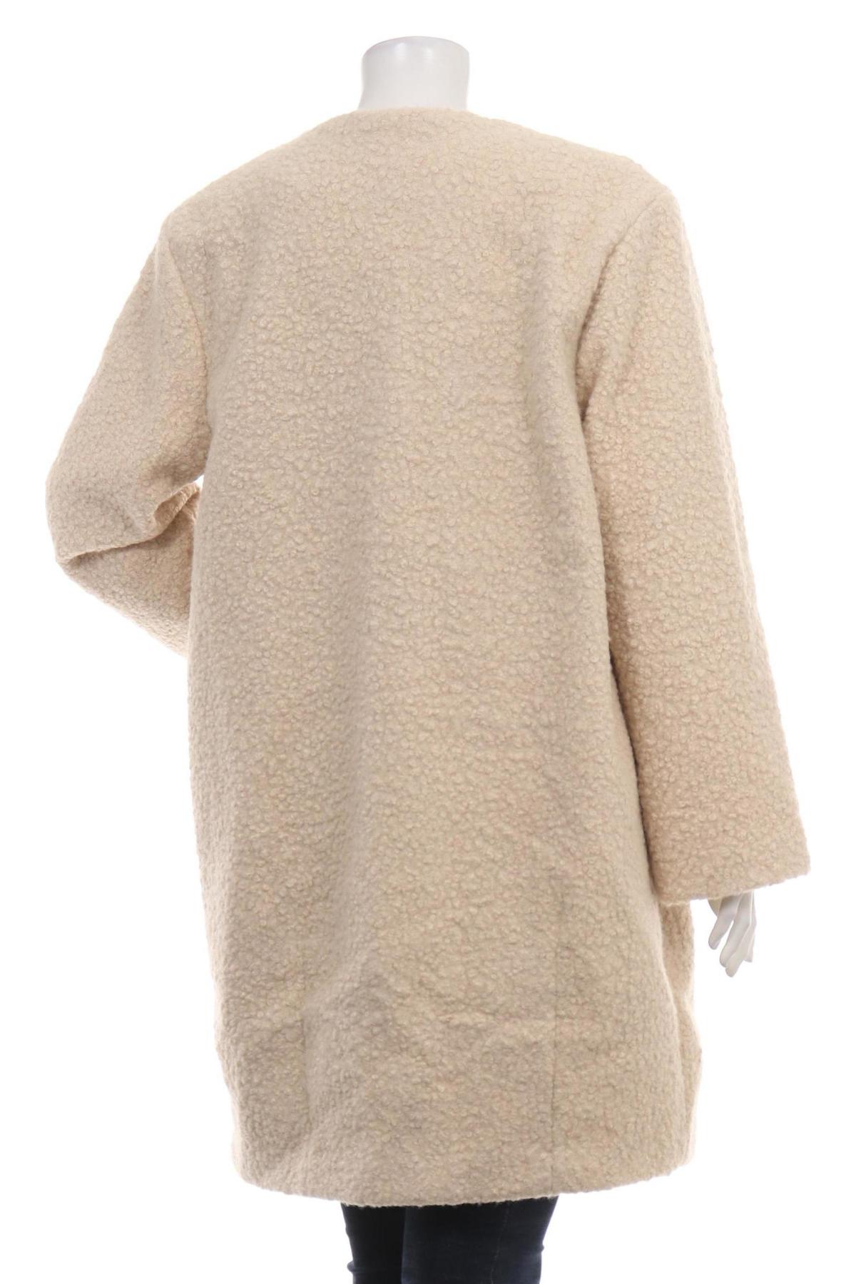 Палто с косъм MANGO2