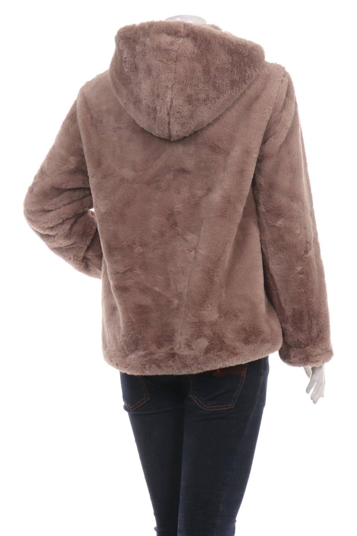 Палто с косъм MANGO2