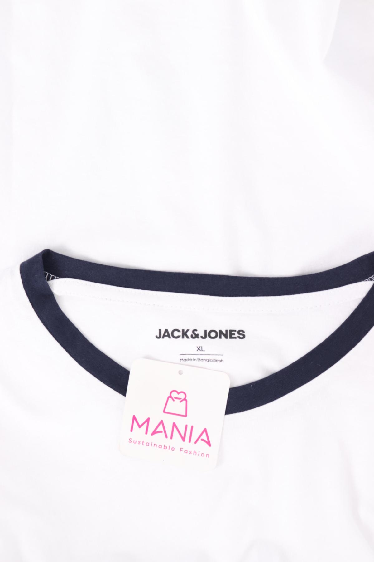 Тениска с щампа JACK & JONES3