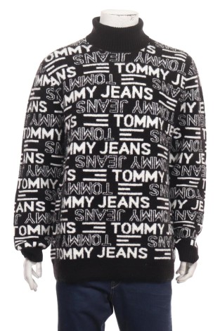 Пуловер с поло яка TOMMY JEANS