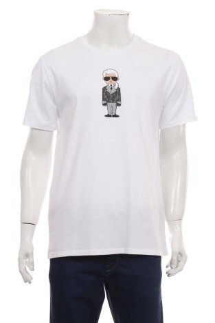 Тениска с щампа KARL LAGERFELD - Mania Тениска с щампа KARL LAGERFELD