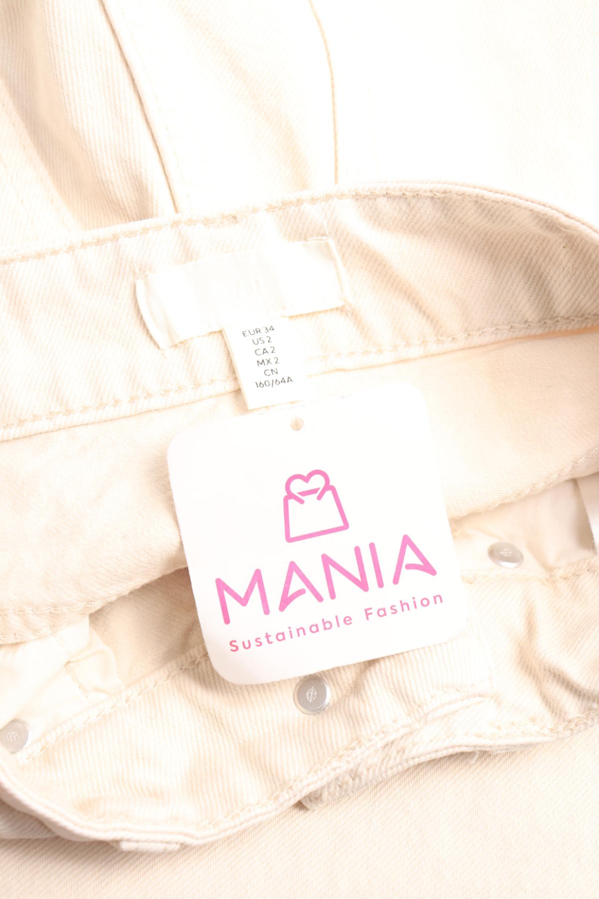 Дънки с висока талия H&M3