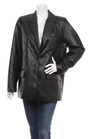 Palton de piele ZARA