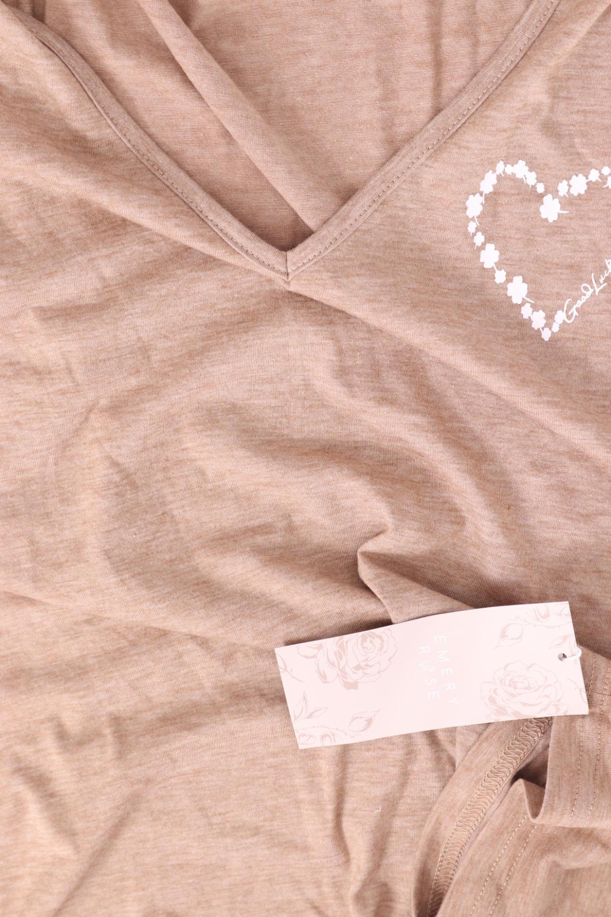 Тениска с щампа EMERY ROSE3