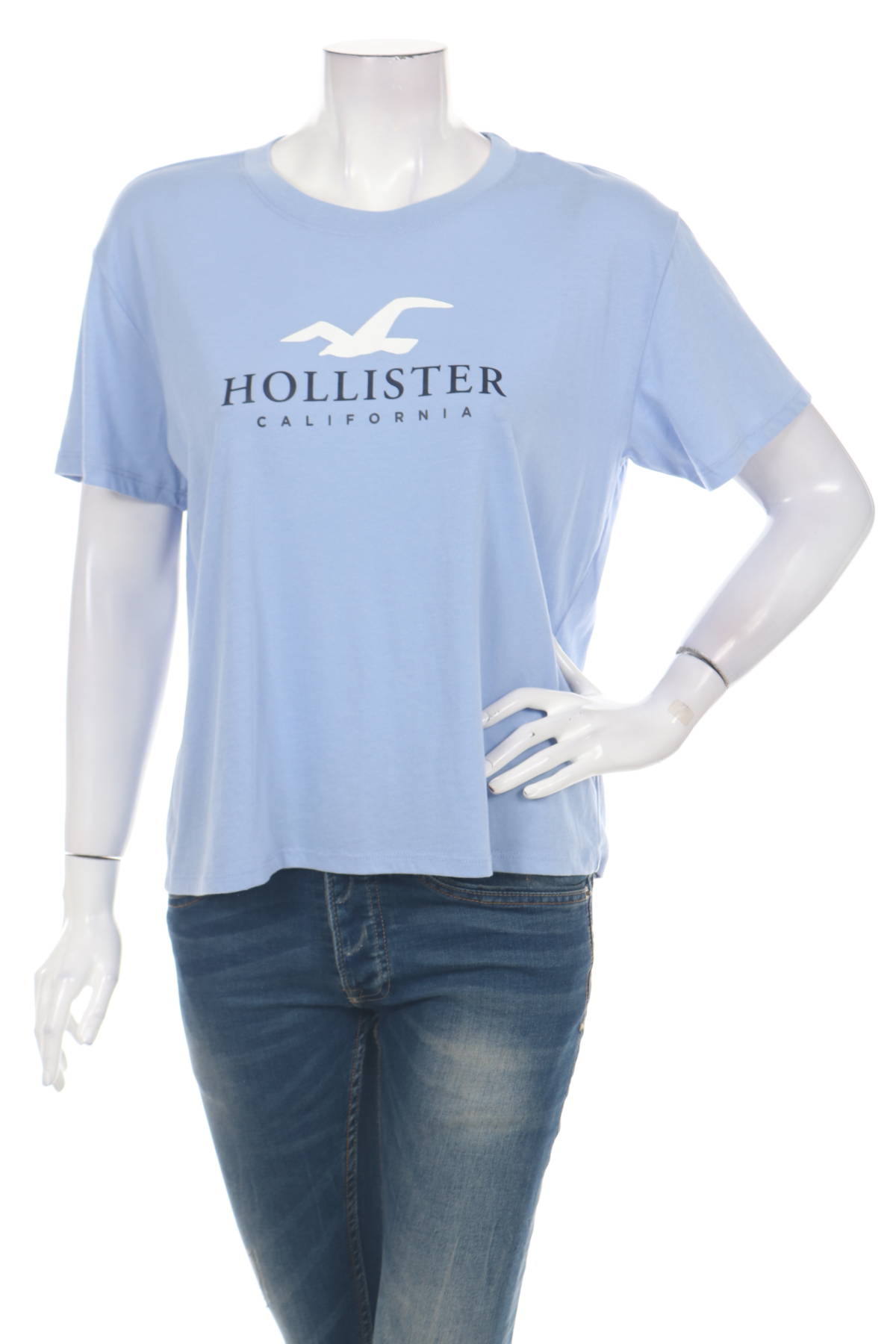 Тениска с щампа HOLLISTER1