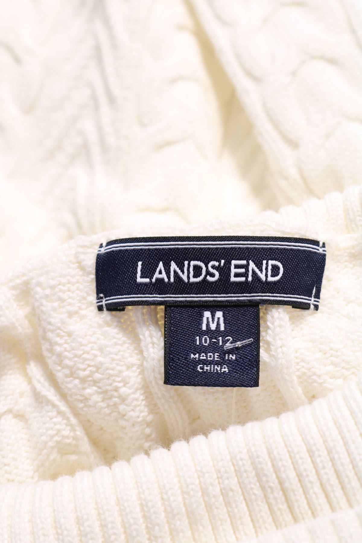 Пуловер с поло яка LANDS' END3