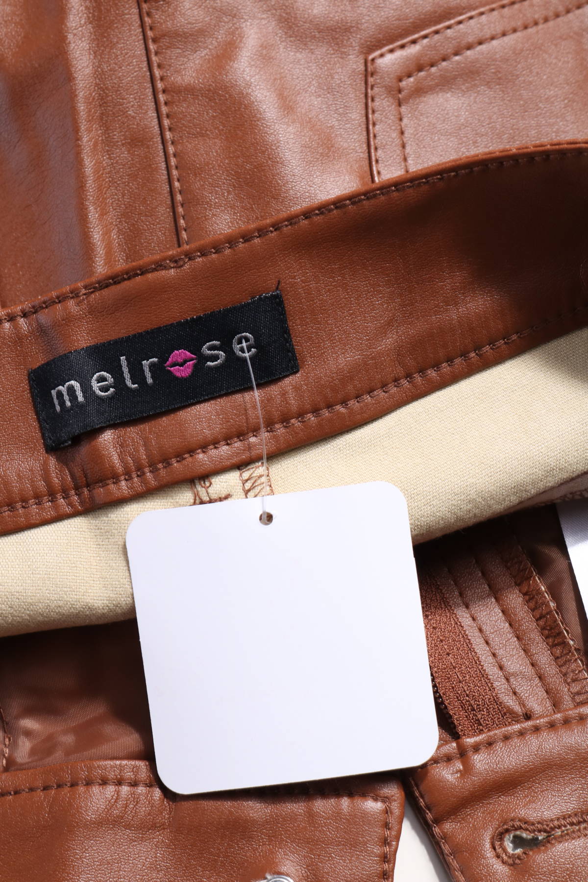 Кожени къси панталони MELROSE3