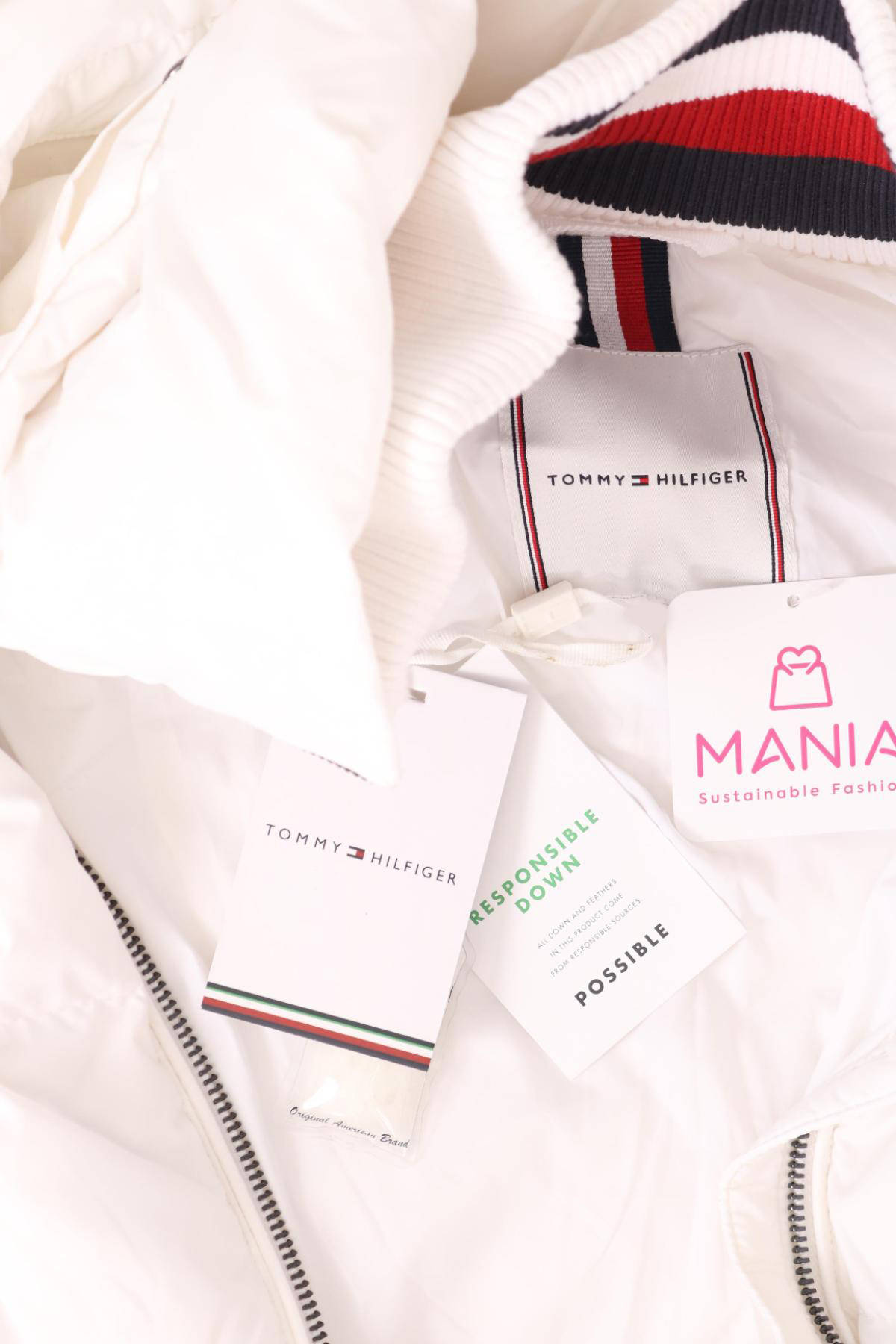 Пухено яке TOMMY HILFIGER4