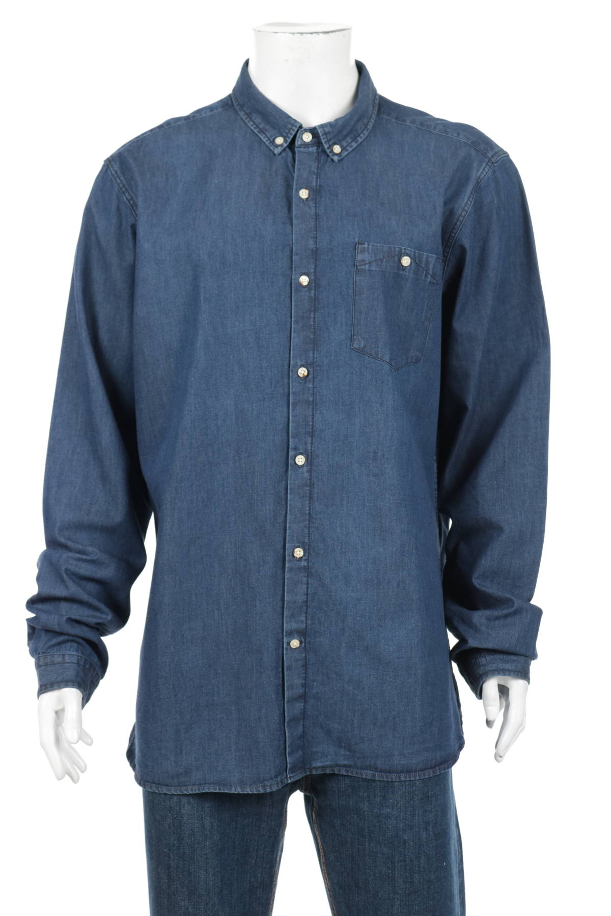 Риза KNOWLEDGE COTTON APPAREL1 - Mania Риза KNOWLEDGE COTTON APPAREL1