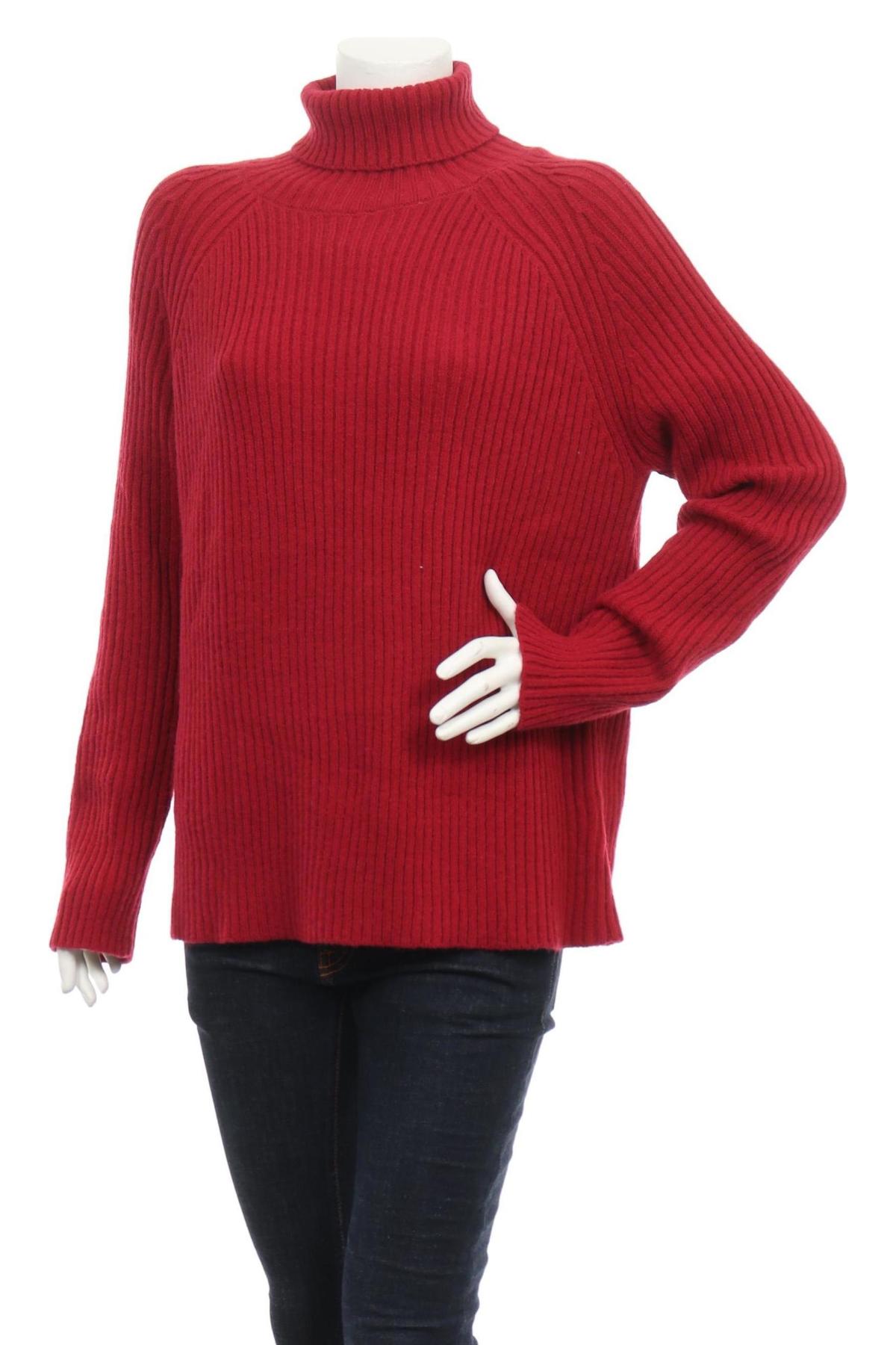 Пуловер с поло яка SHEIN1