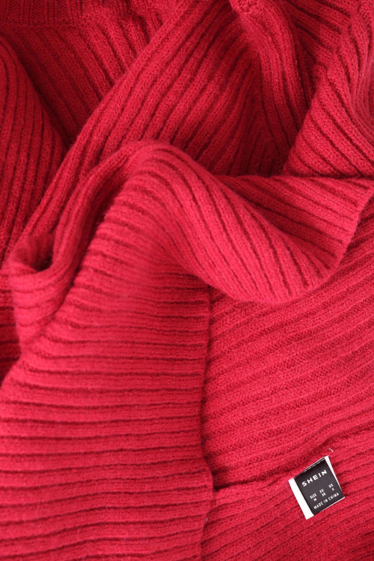 Пуловер с поло яка SHEIN3