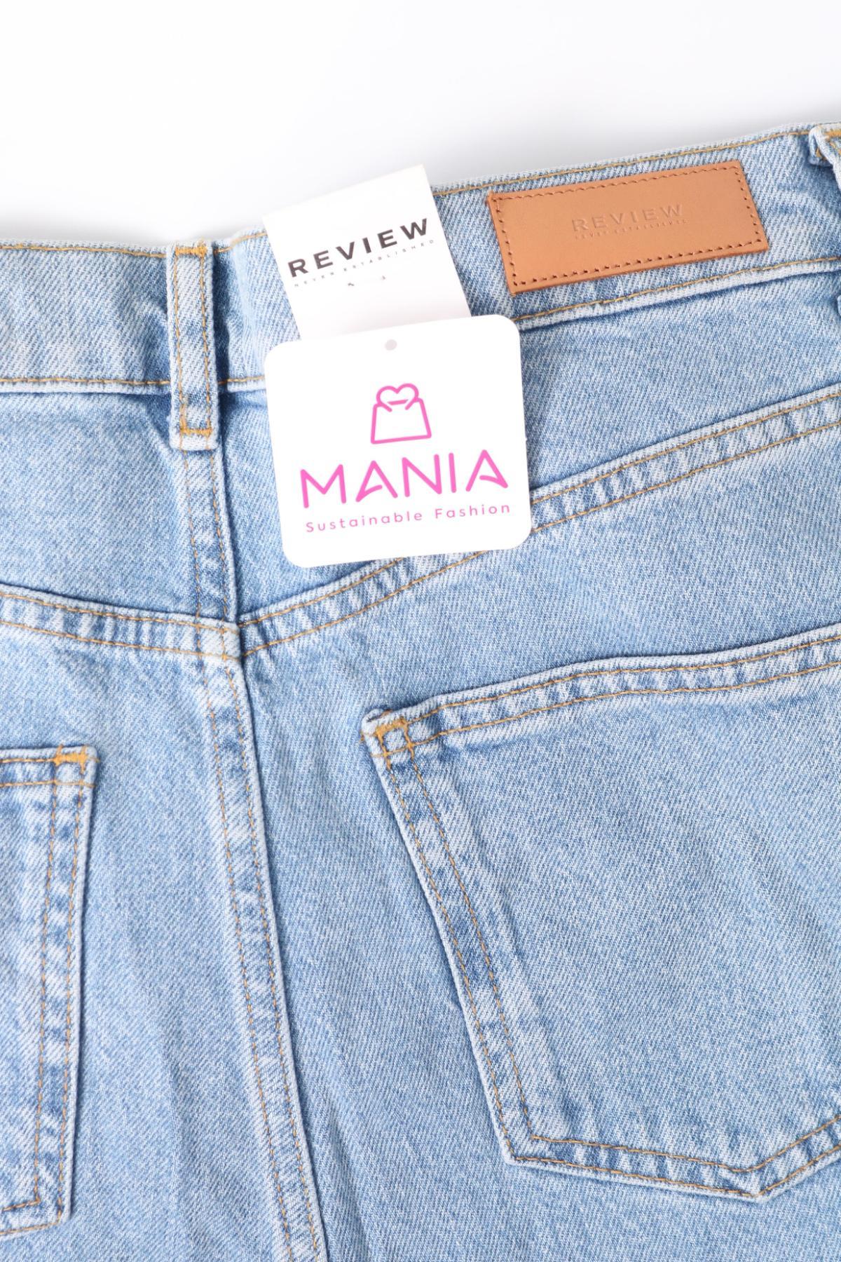 Дънки с висока талия REVIEW4