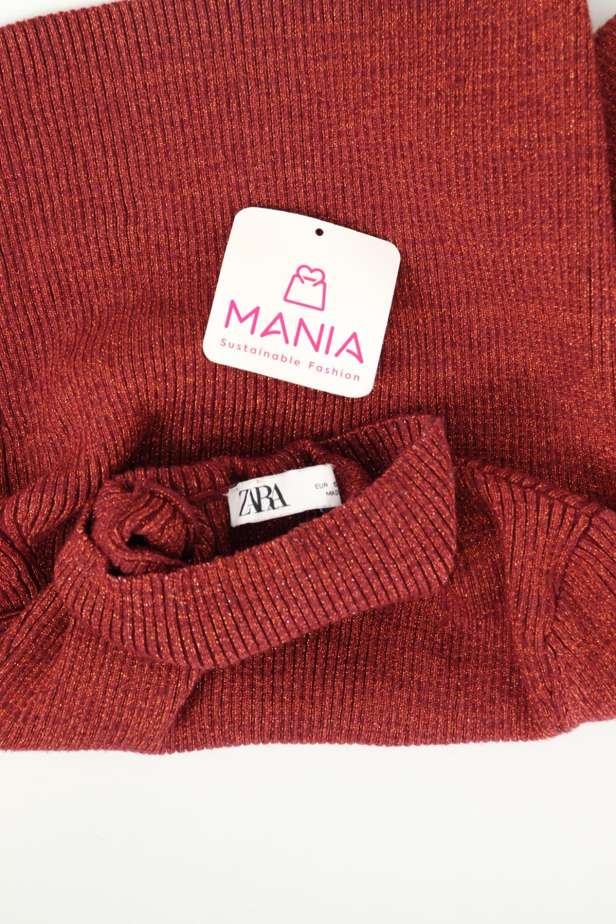 Пуловер с поло яка ZARA3