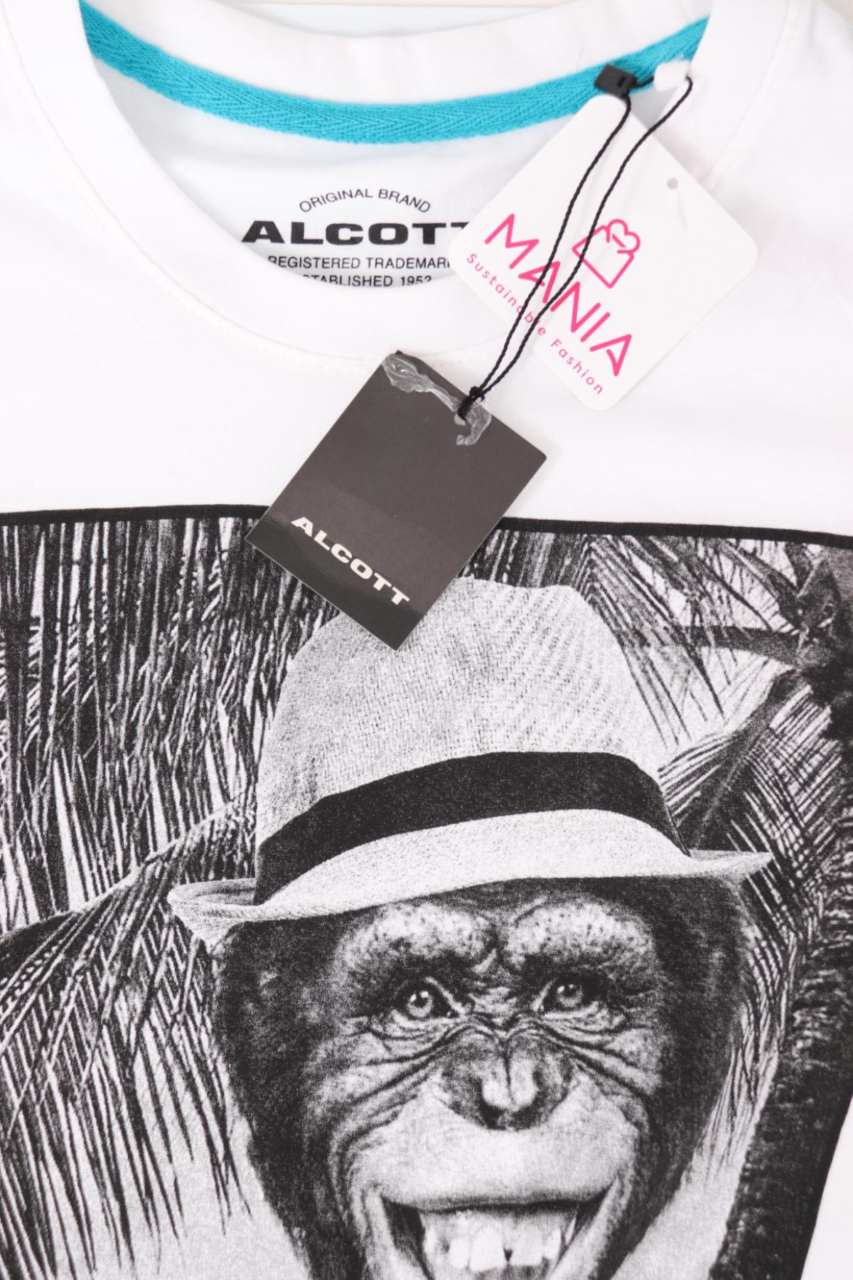 Тениска с щампа ALCOTT3
