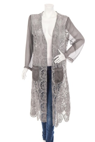 Cardigan croşetat lung GUIDANCE