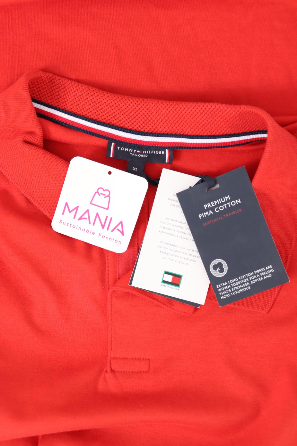 Тенискa с яка TOMMY HILFIGER3 - Mania Тенискa с яка TOMMY HILFIGER3