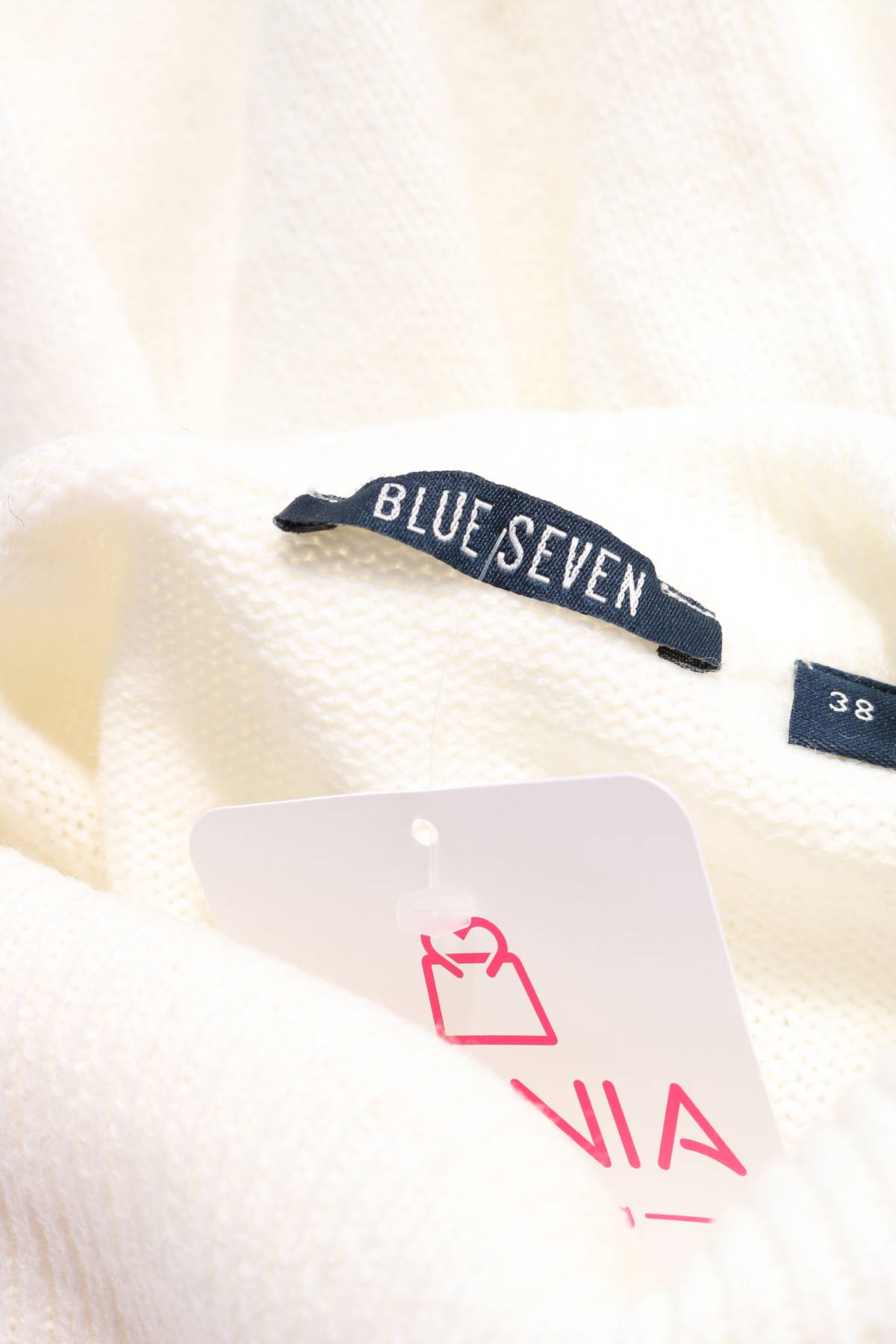 Пуловер с поло яка BLUE SEVEN3