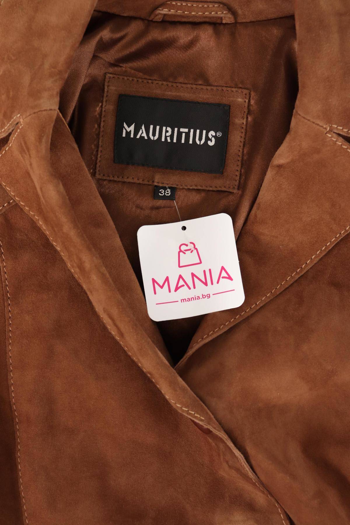 Кожено палто MAURITIUS4