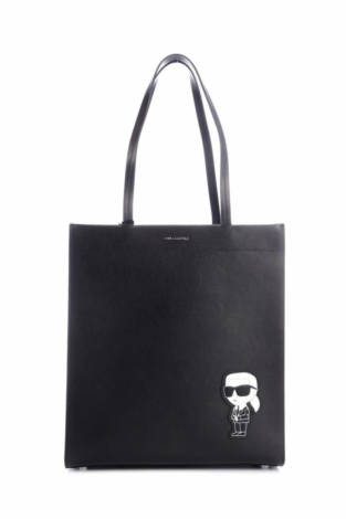 Кожена чанта KARL LAGERFELD - Mania Кожена чанта KARL LAGERFELD