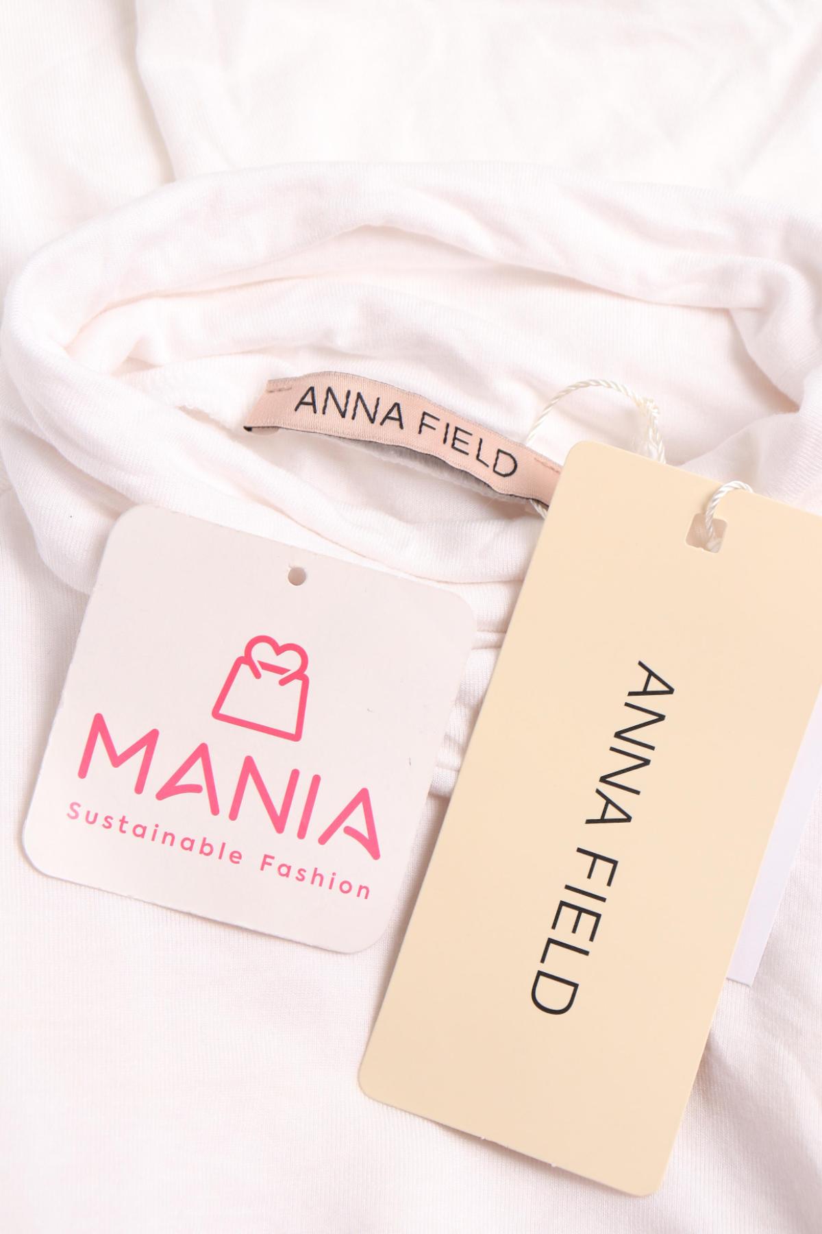 Блуза с поло яка ANNA FIELD3