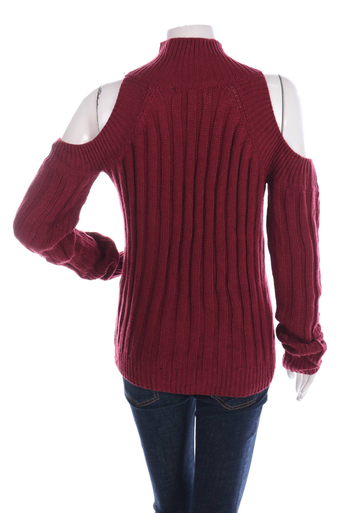 Пуловер с поло яка ELAN2