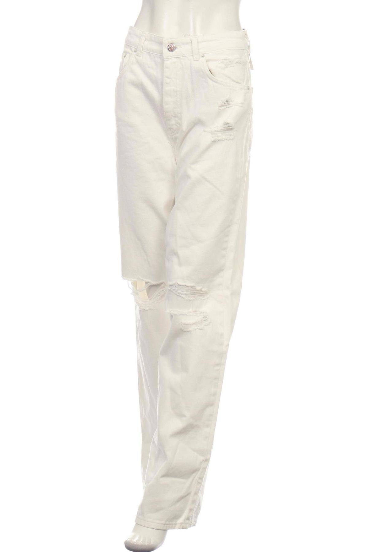 Дънки с висока талия PULL&BEAR1