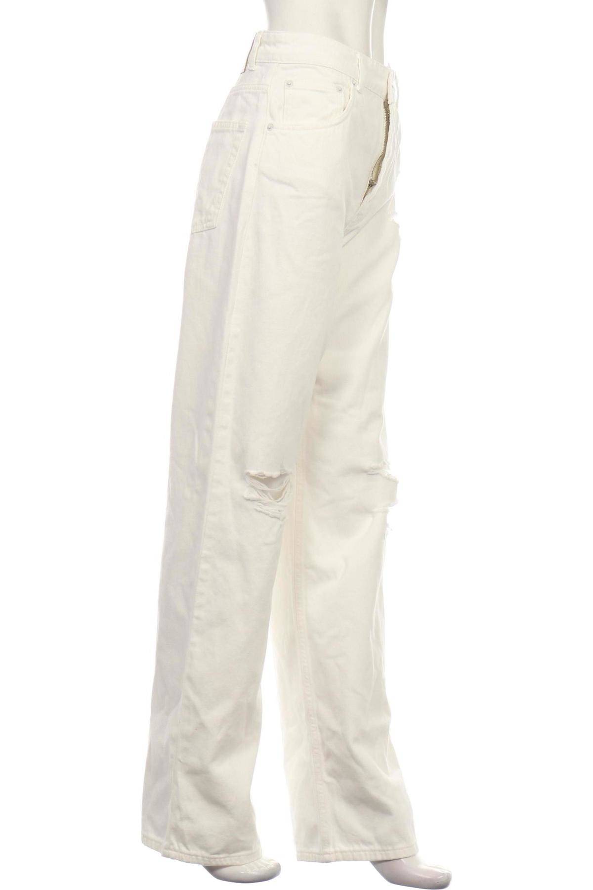 Дънки с висока талия PULL&BEAR3