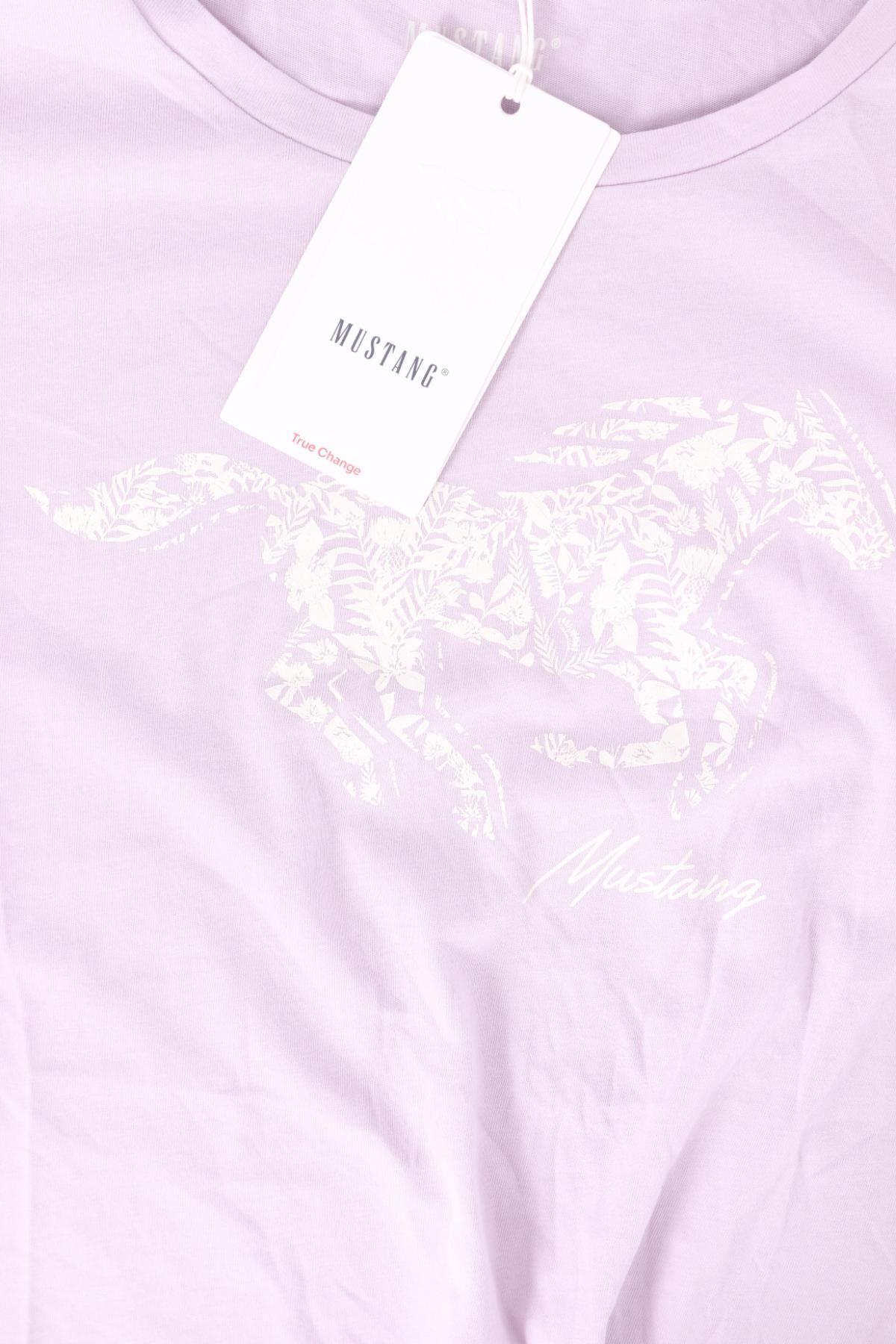 Тениска с щампа MUSTANG3