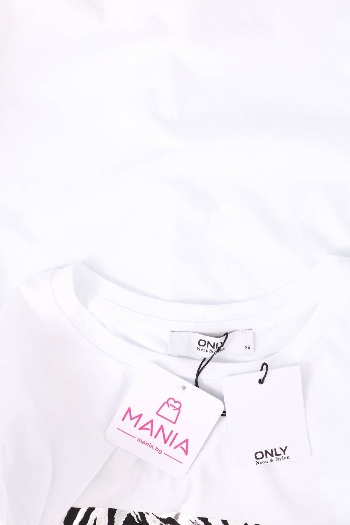 Тениска с щампа NEON & NYLON BY ONLY3