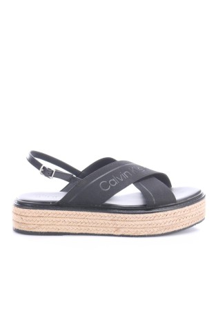 Sandale cu toc CALVIN KLEIN