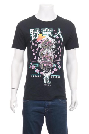 Tricou cu imprimeu RING OF FIRE
