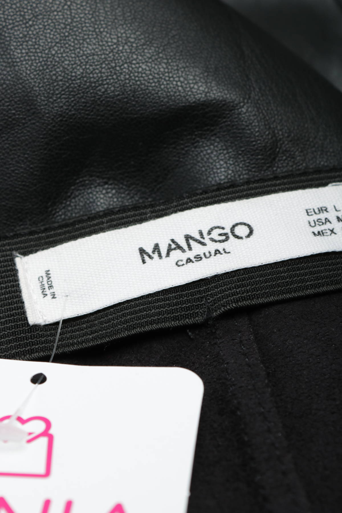 Кожен панталон MANGO4