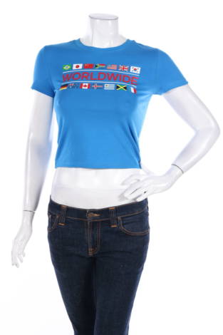 Тениска с щампа Forever 21 - Mania Тениска с щампа Forever 21