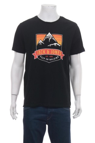 Tricou cu imprimeu JACK & JONES