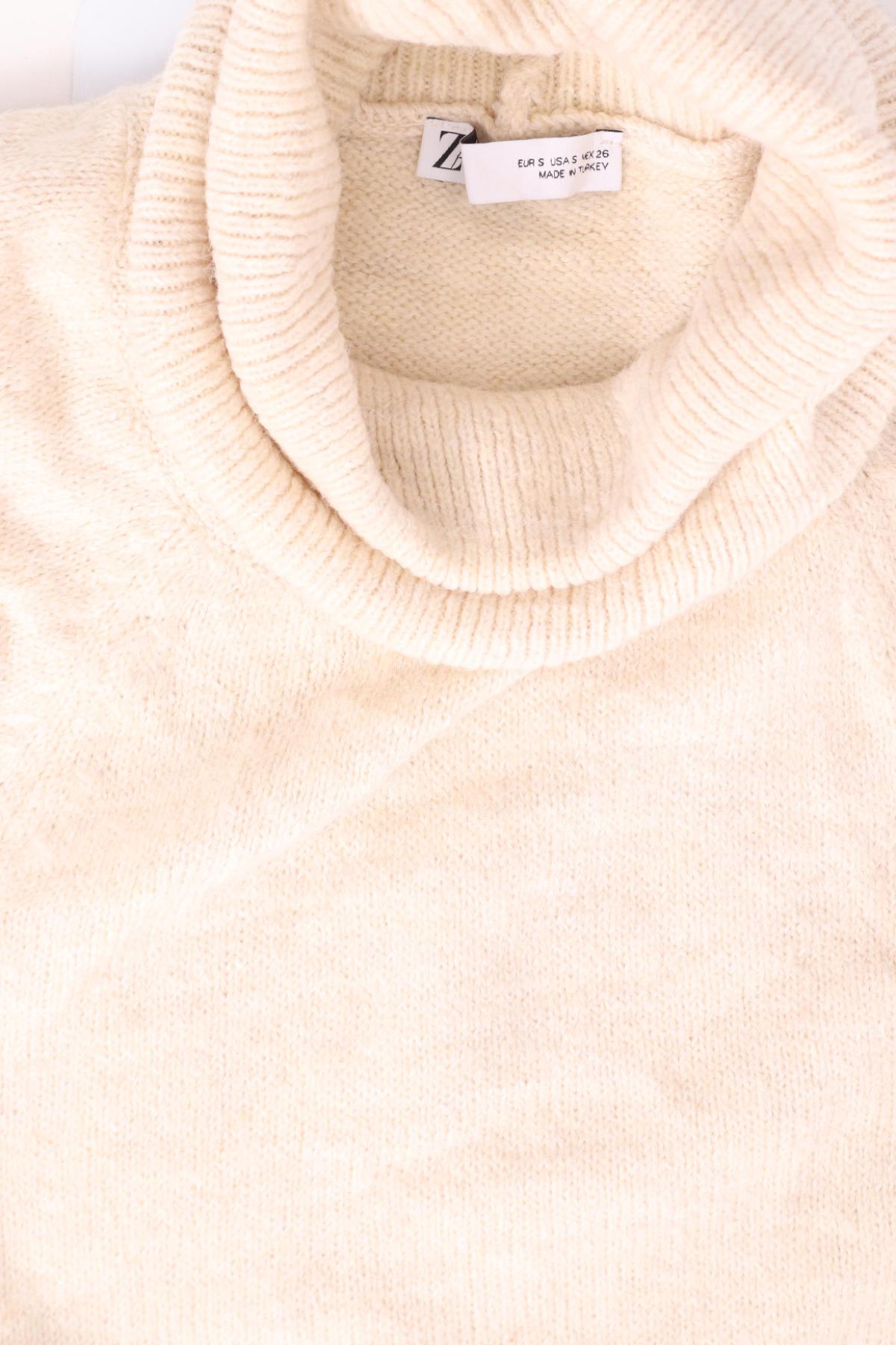 Пуловер с поло яка ZARA3