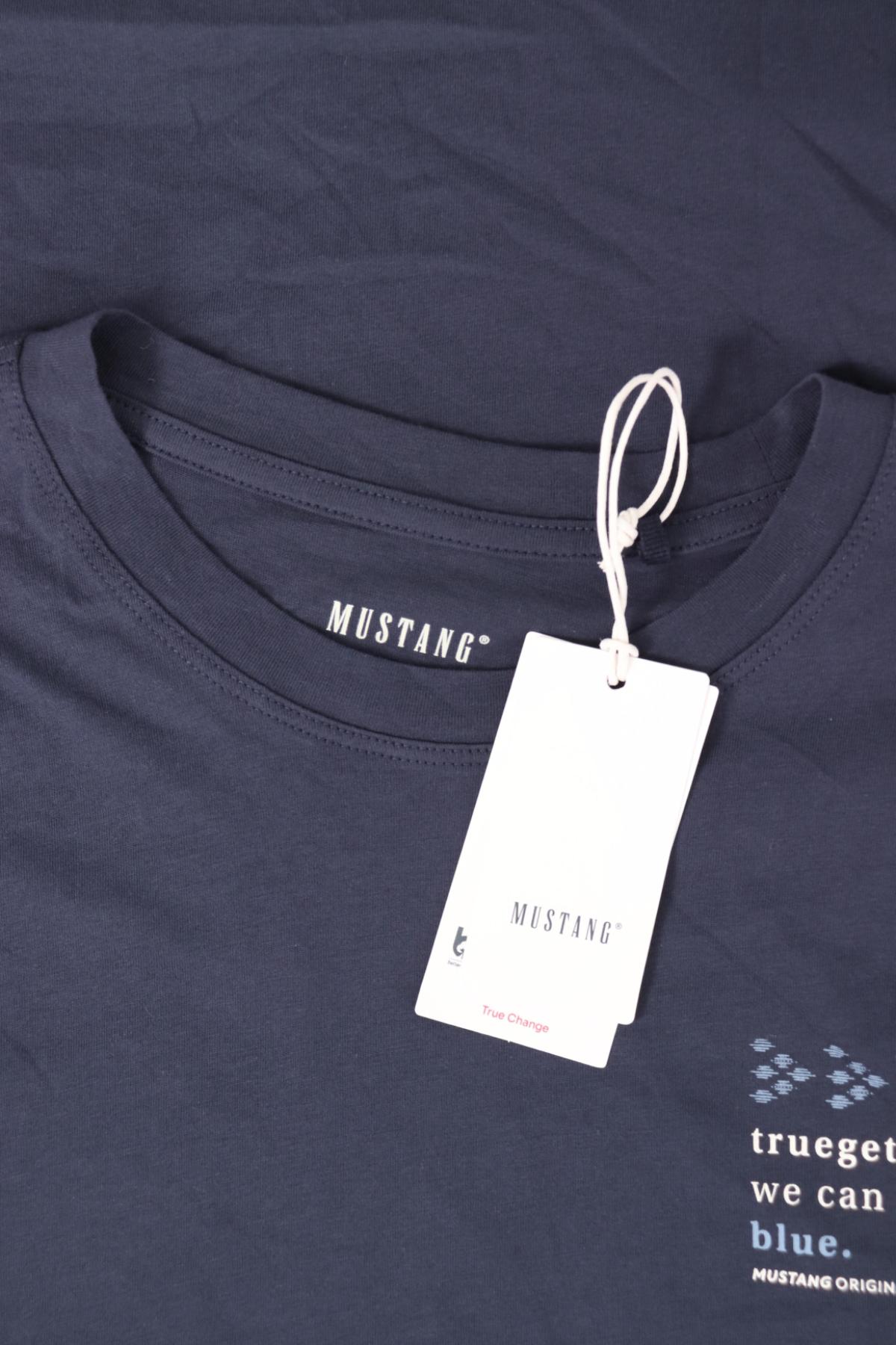 Тениска с щампа MUSTANG3