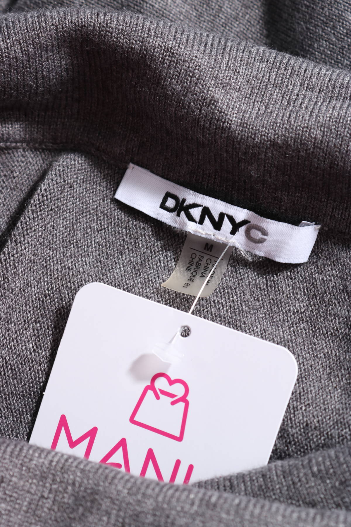 Пуловер с поло яка DKNYC3