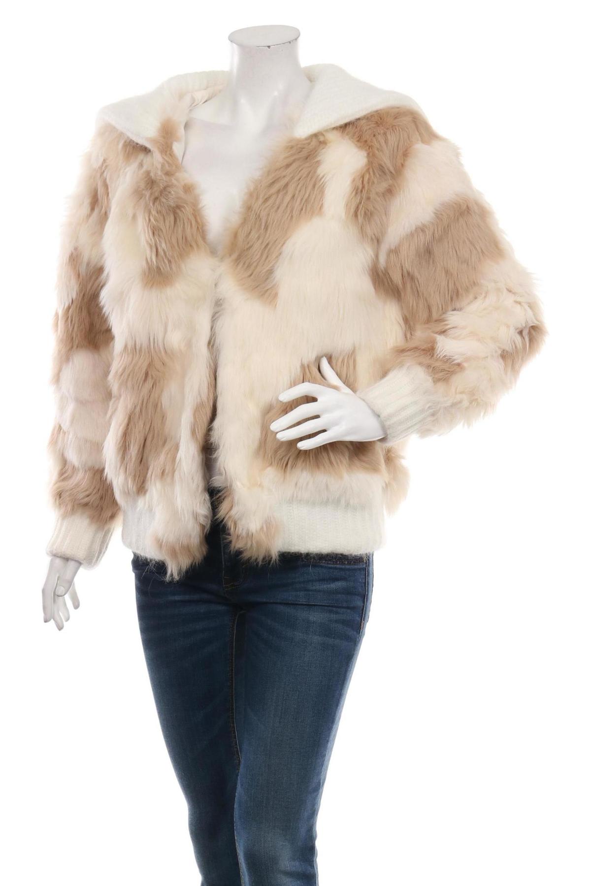 Палто с косъм NO NAME1