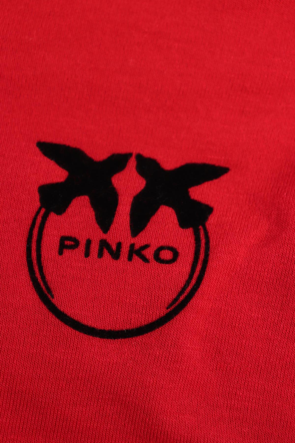 Блуза с поло яка PINKO4
