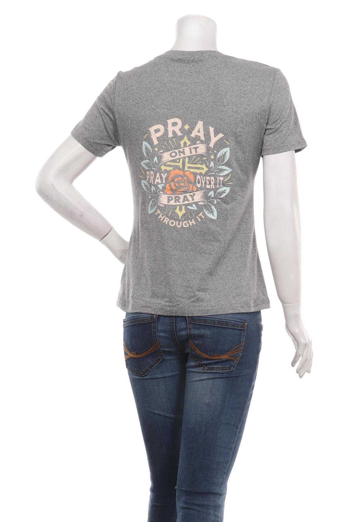 Тениска с щампа SHEIN2