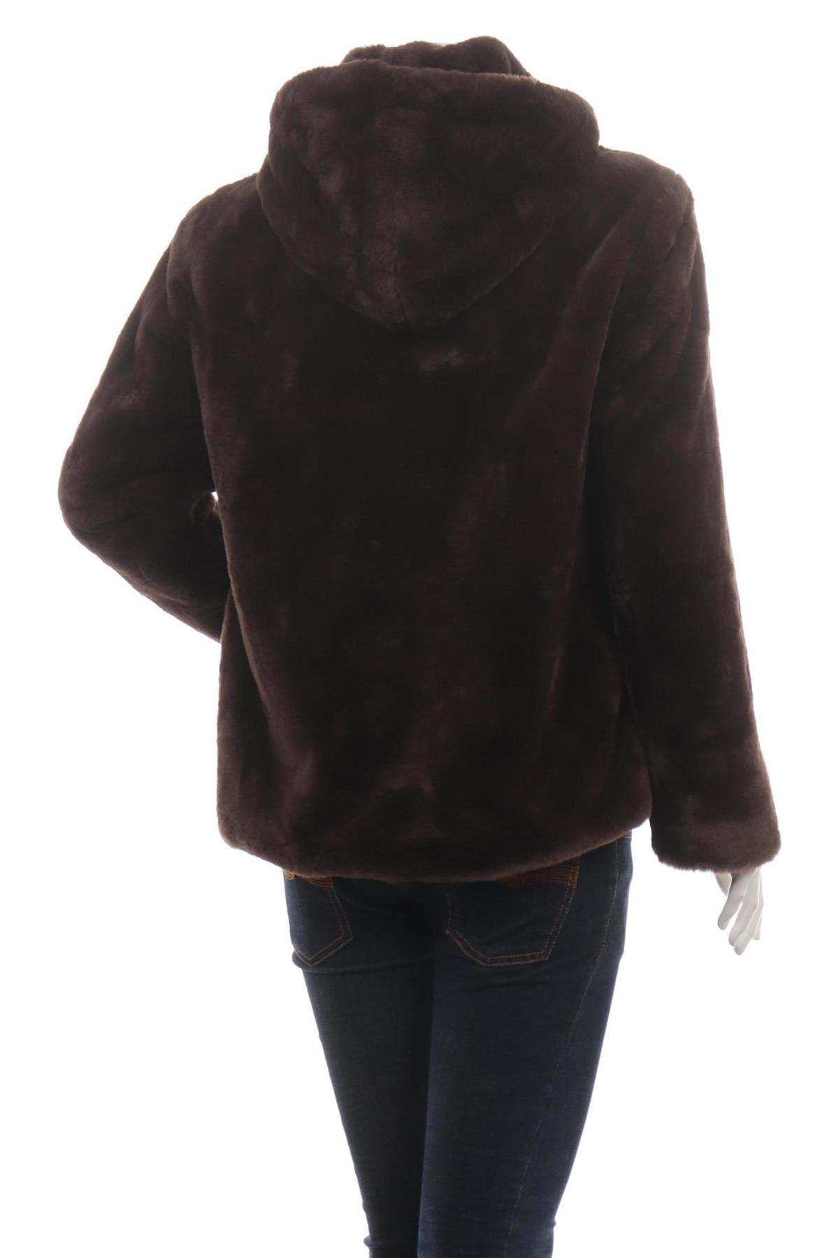 Палто с косъм MANGO2