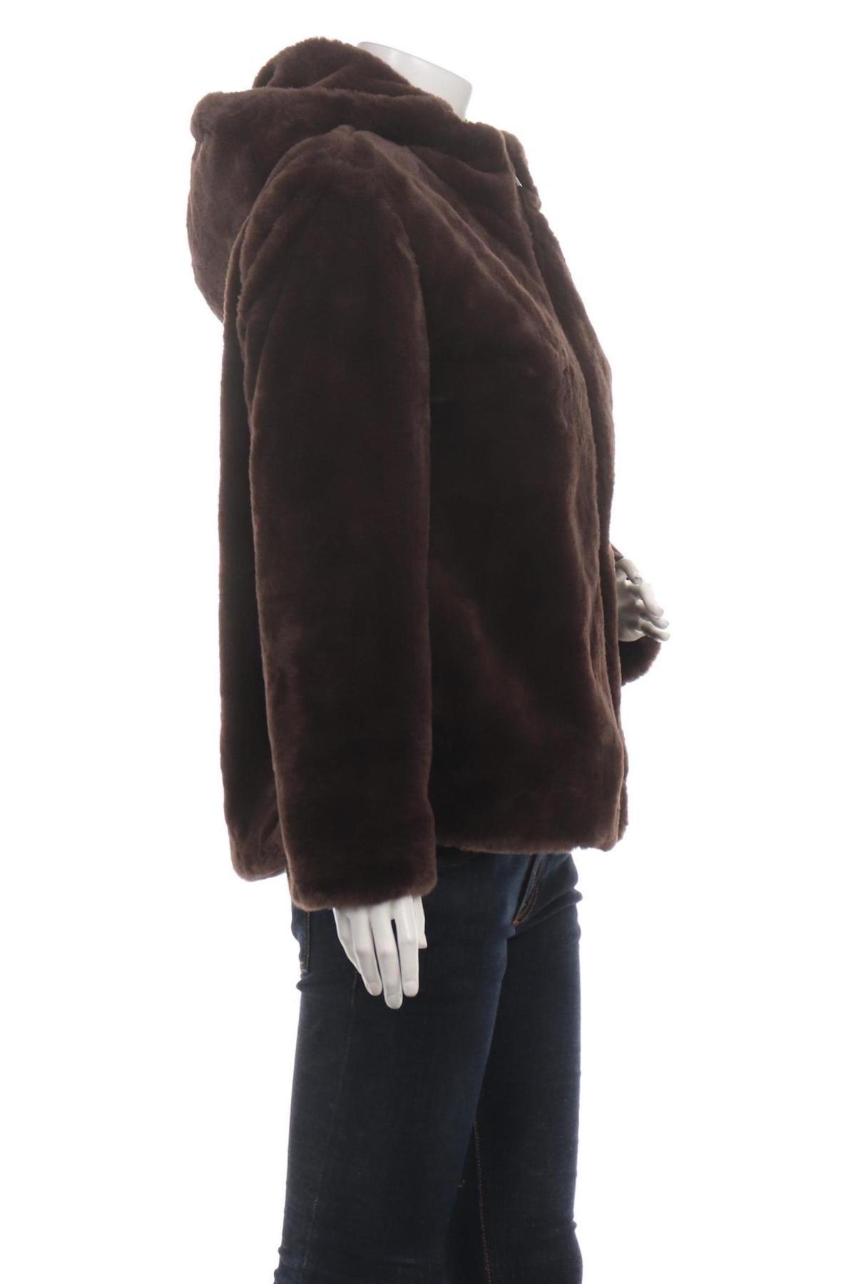 Палто с косъм MANGO3