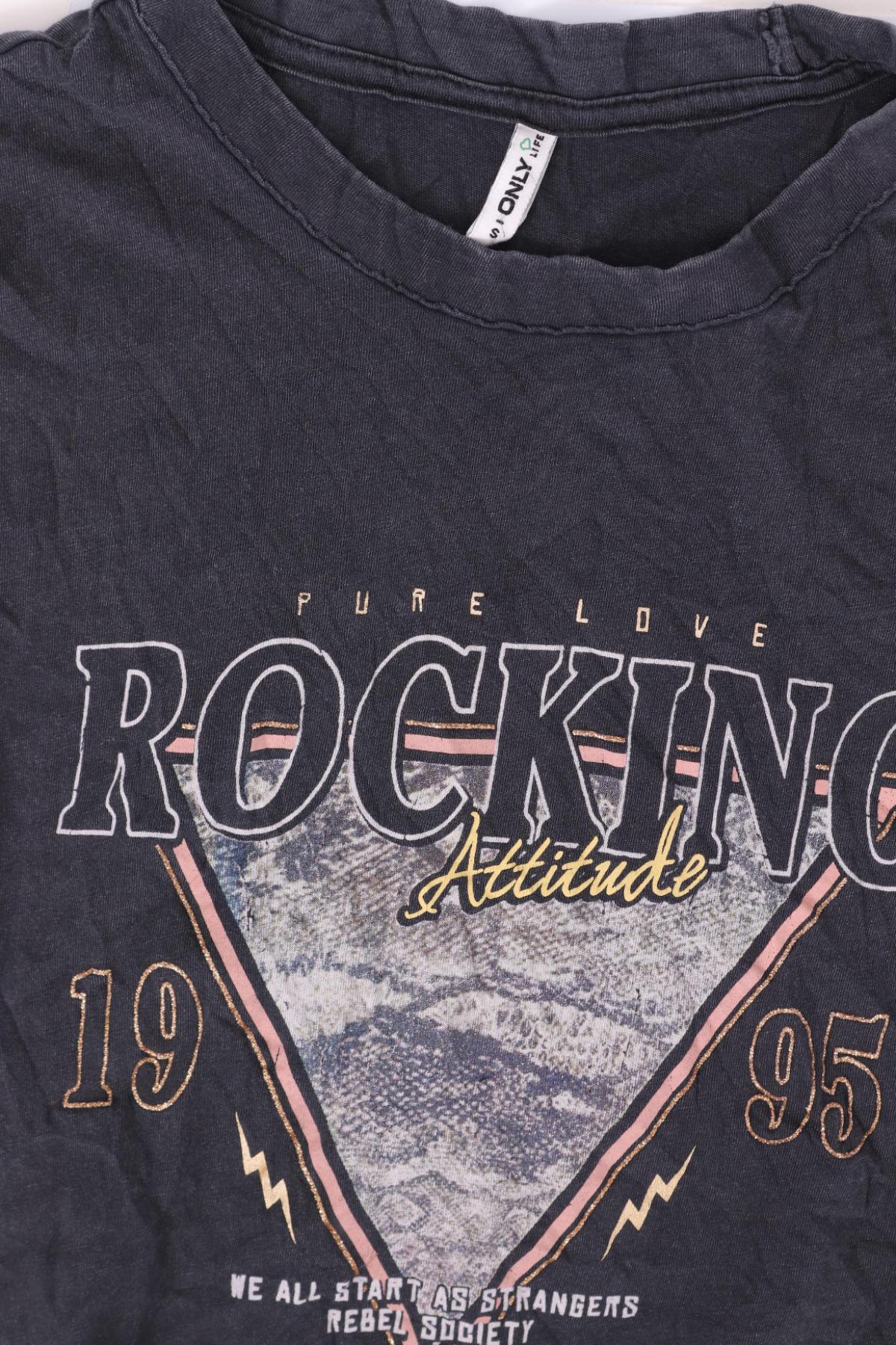 Тениска с щампа ONLY3