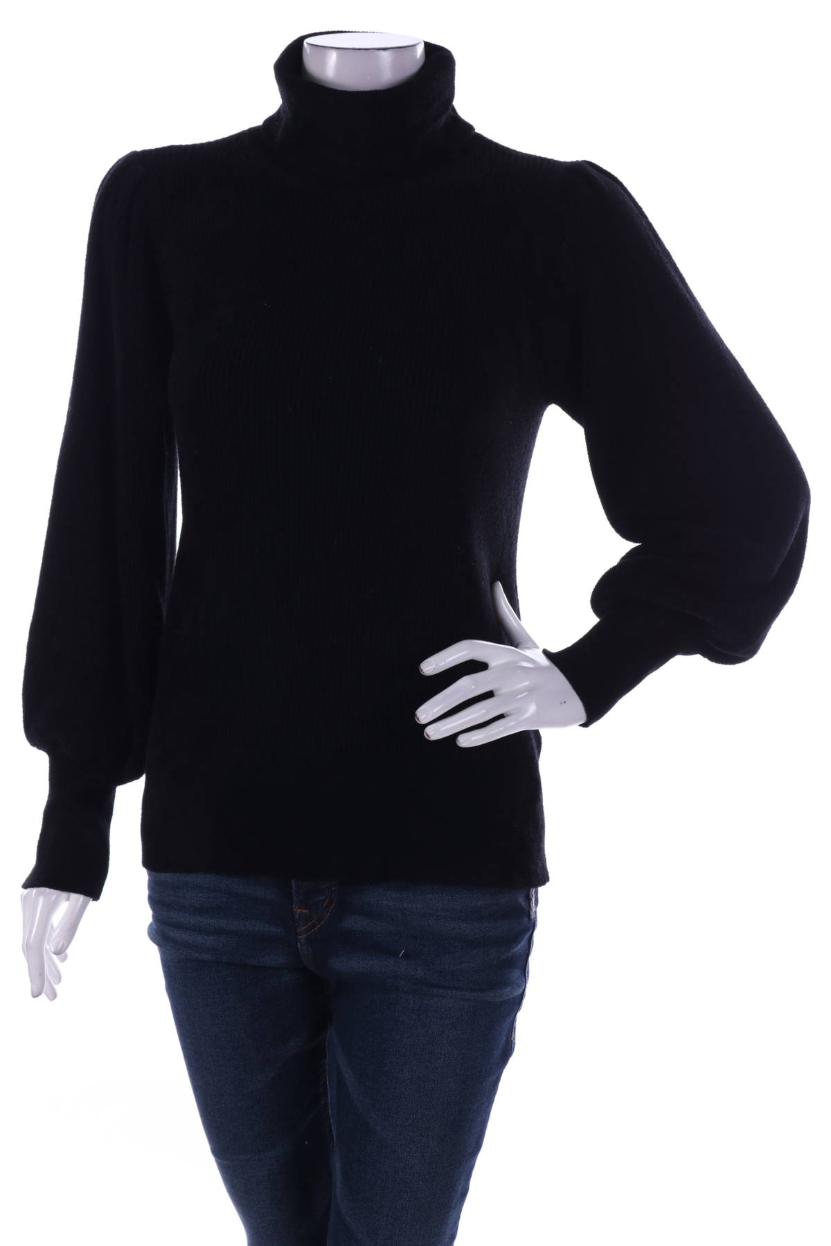 Пуловер с поло яка DKNY1